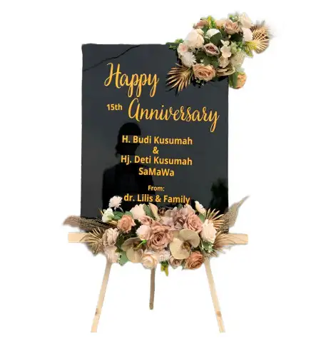 Papan Bunga Akrilik Batu Layan