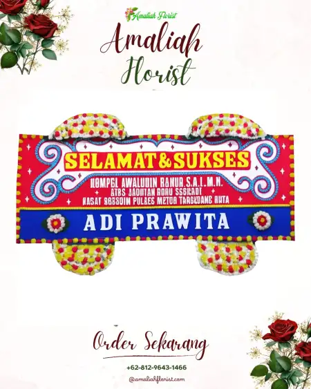 Papan Bunga Ucapan Selamat Batu Layan