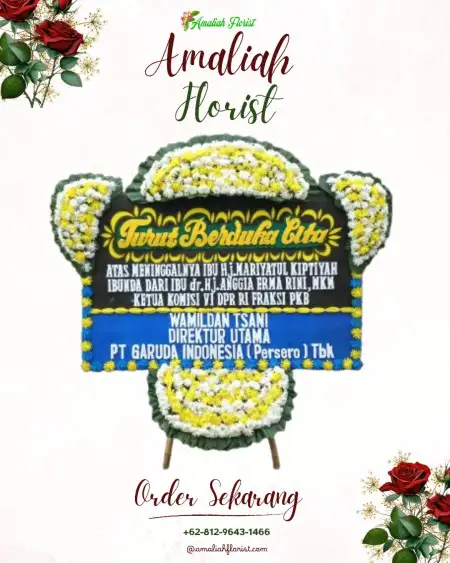 Papan Bunga Duka Batu Layan